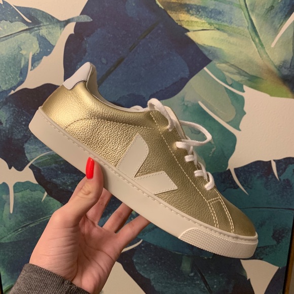 Veja Shoes - Gold Veja Sneakers size 39